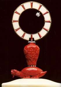 Turtle-Chimaera mystery table clock. Cartier, Parigi, 1943. 